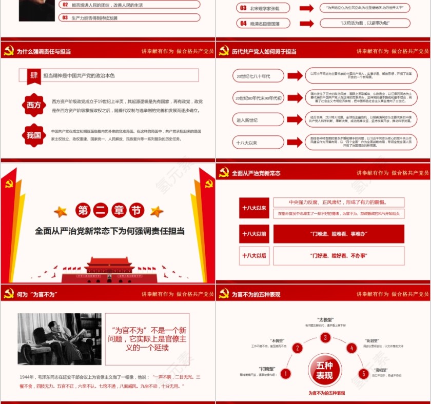 讲奉献有作为党员党课学习培训PPT课件第3张