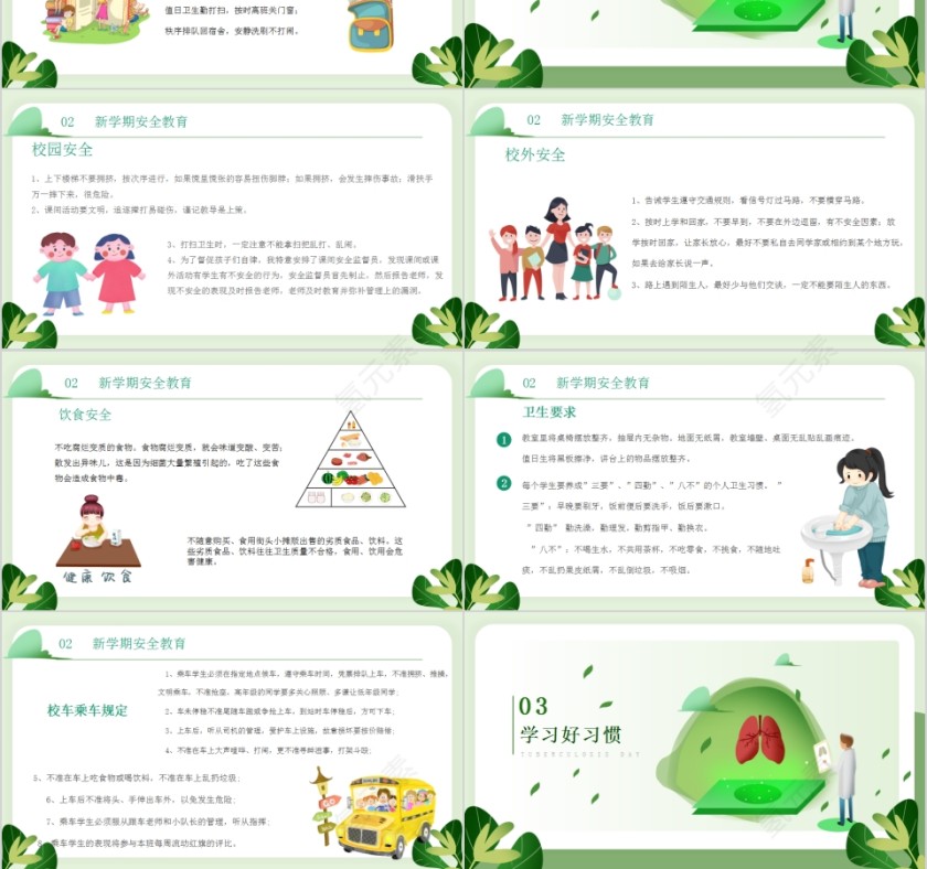 预防新型肺炎开学第一课主题班会第3张