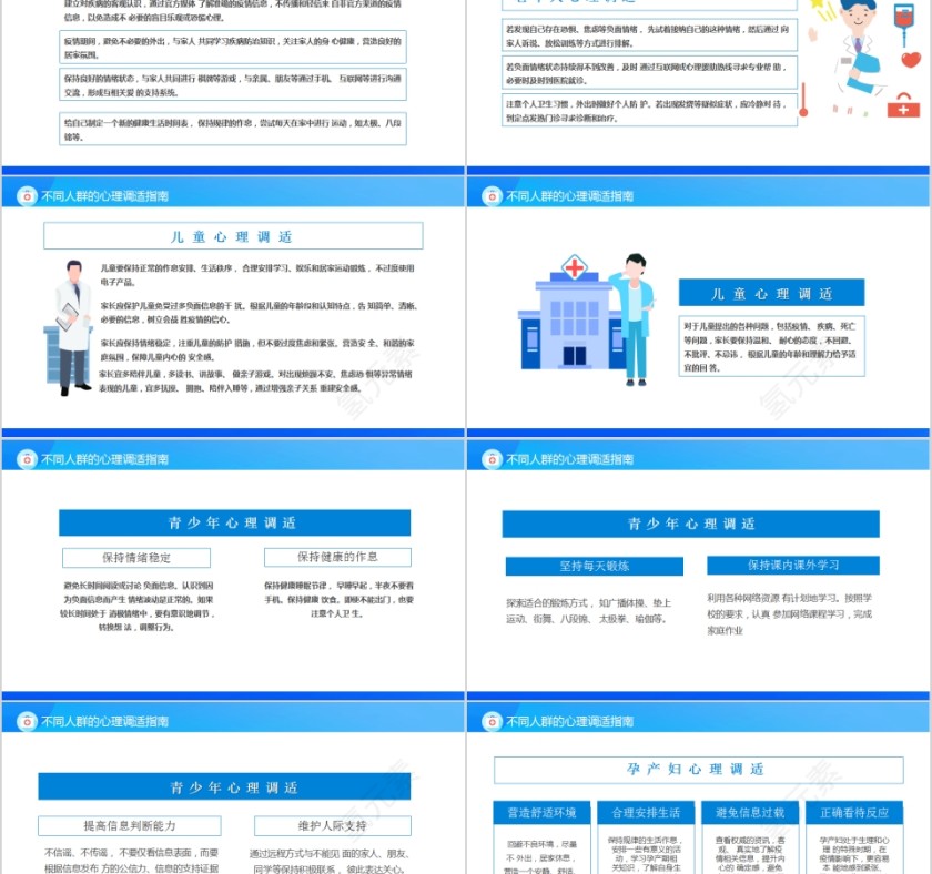 应对新型冠状病毒肺炎疫情心理调适指南PPT模板第2张