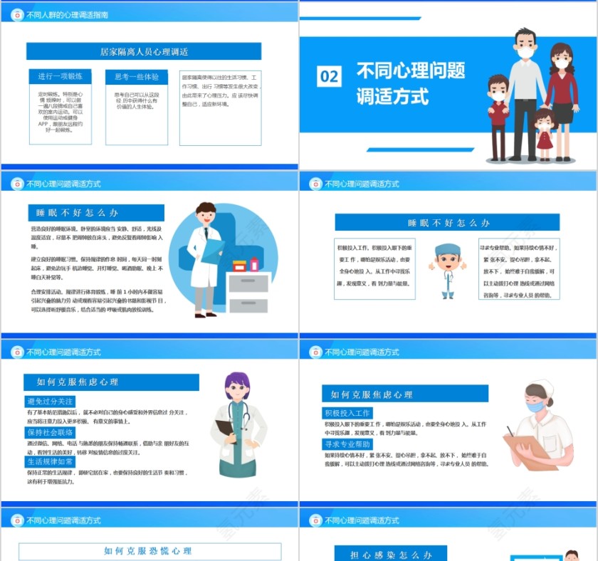 应对新型冠状病毒肺炎疫情心理调适指南PPT模板第4张
