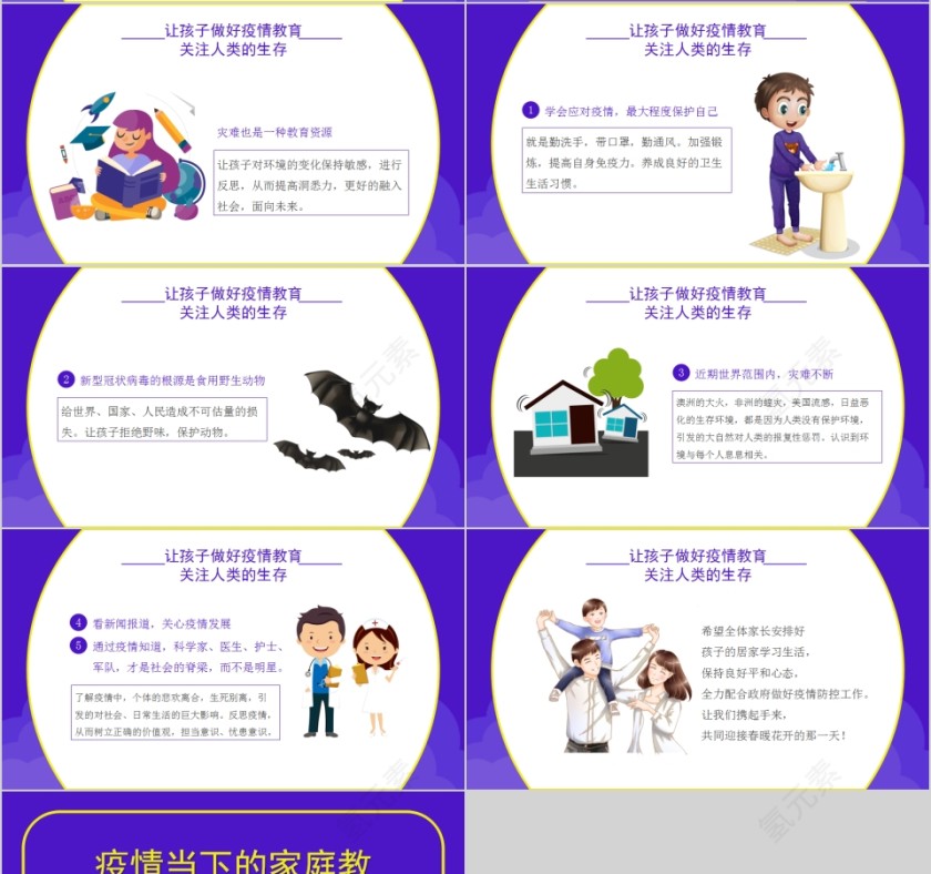 停课不停学家长会线上教学家长会PPT模板第4张