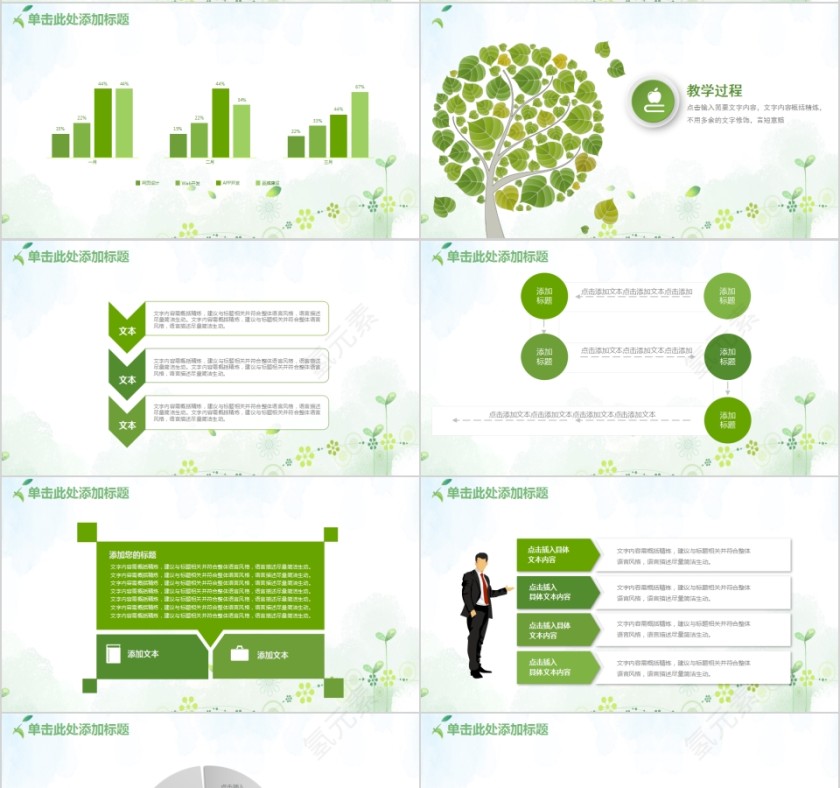 教育培训教师说课PPT模板第4张