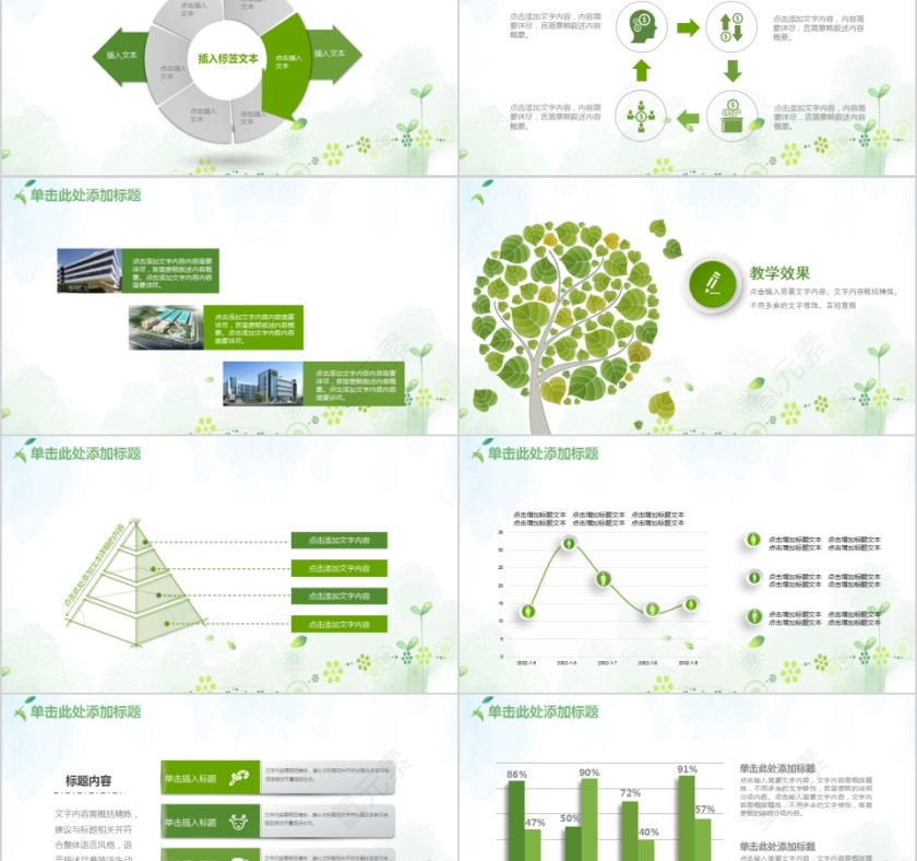 教育培训教师说课PPT模板第5张