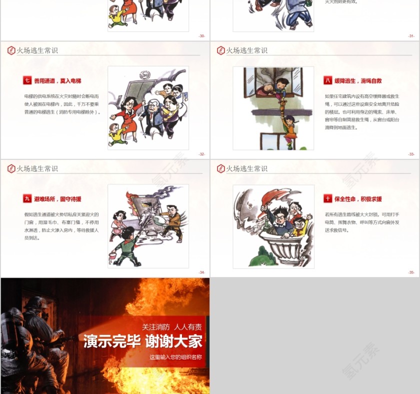 关注消防人人有责消防安全知识培训第6张