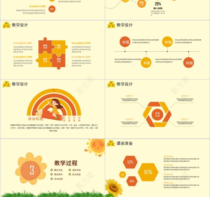 清新黄色教师说课教学课件说课大赛PPT第3张