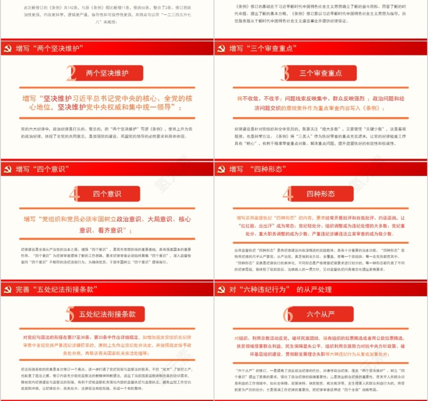 中国共产党纪律处分条例PPT模板第3张