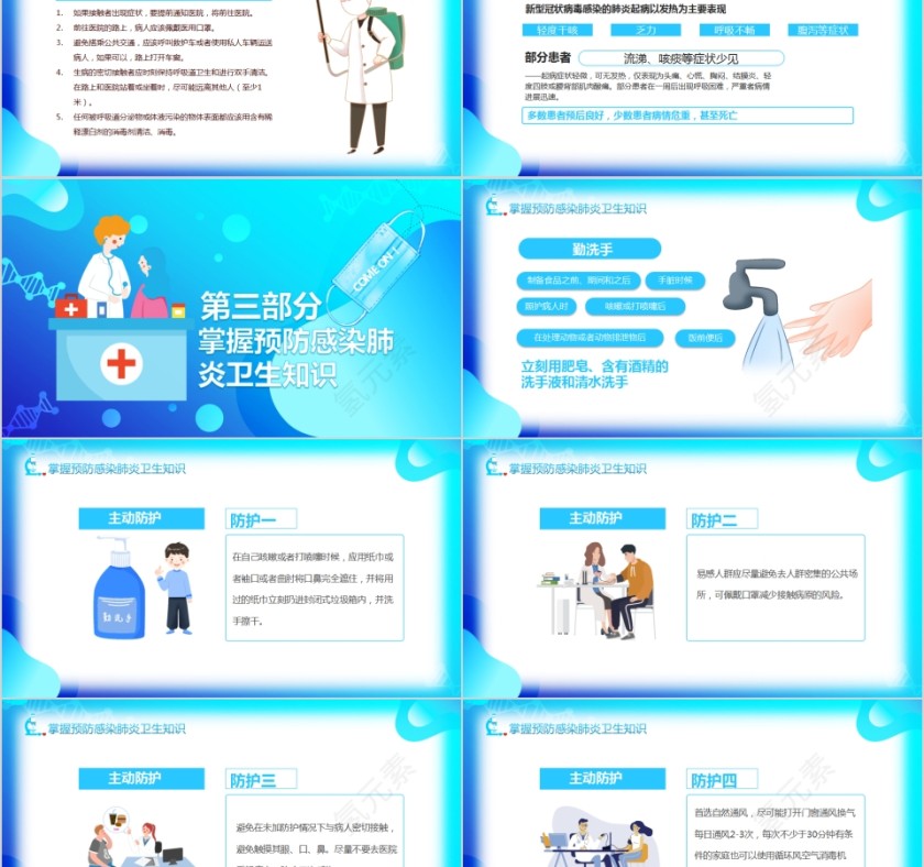 返岗上班预防新冠病毒感染新型冠状病毒防治人卫生知识防御宣讲第5张