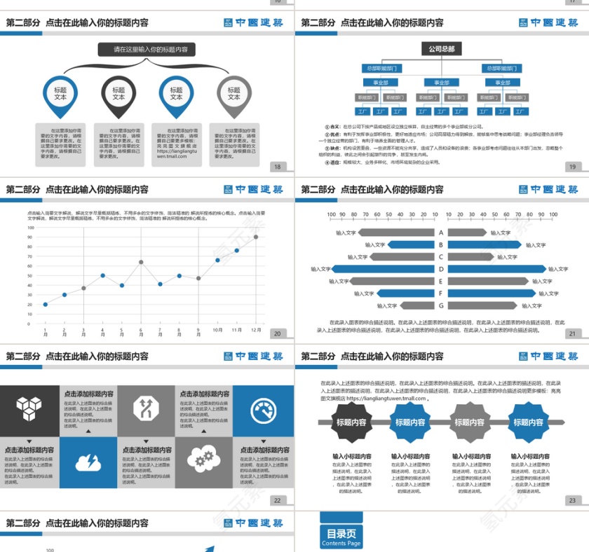 商业计划书营销策划书ppt模板下载第4张