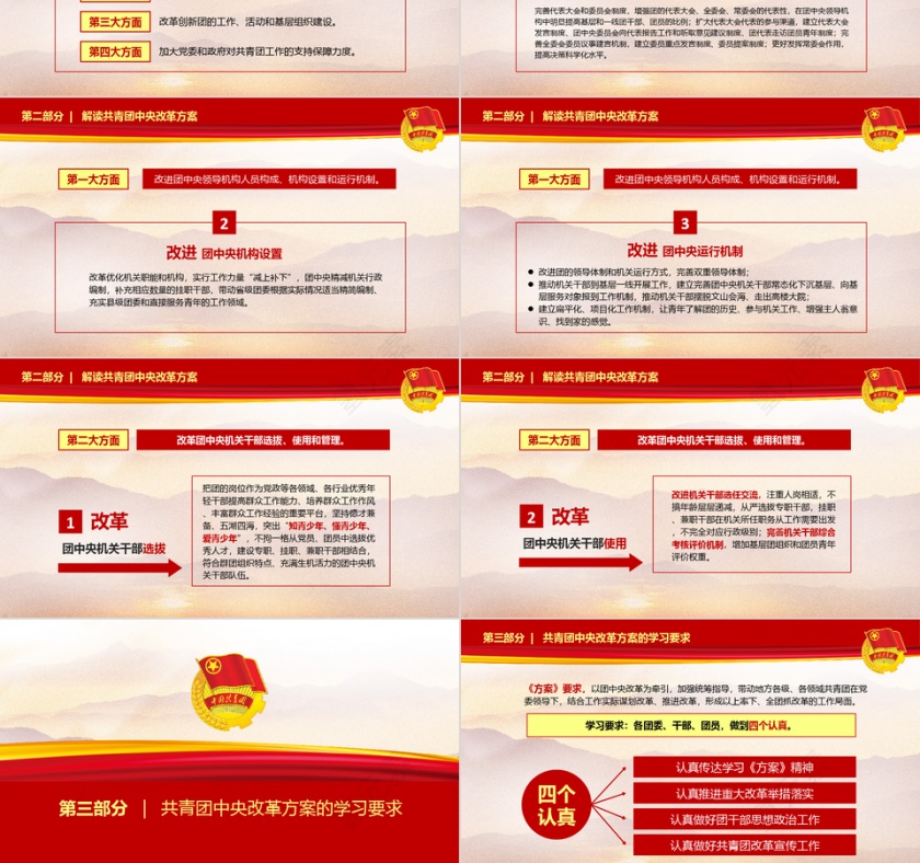 范本党建培训党章建设党课学习PPT模板第3张