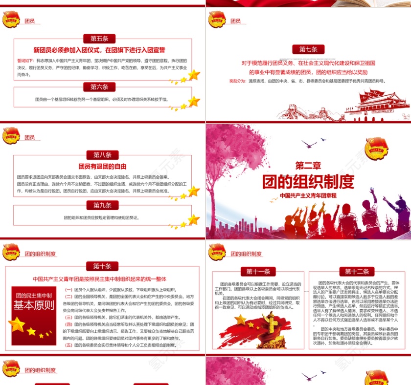 新时代的共青团员共青团章程学习PP...第4张