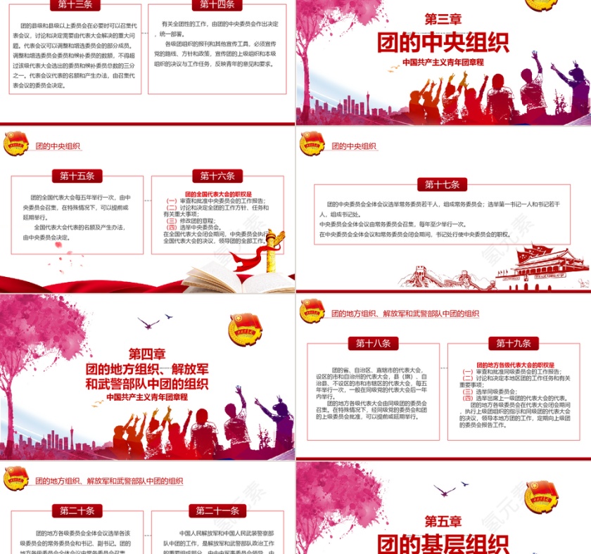 新时代的共青团员共青团章程学习PP...第5张