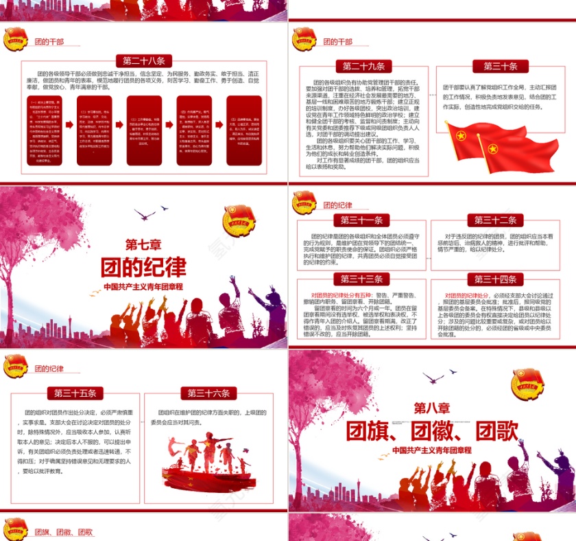 新时代的共青团员共青团章程学习PP...第7张