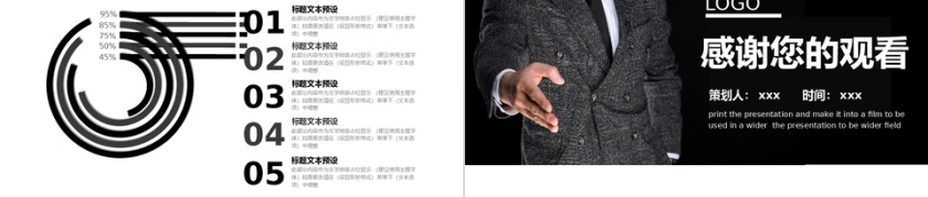 商务风商务礼仪培训企业宣传PPT模...第5张