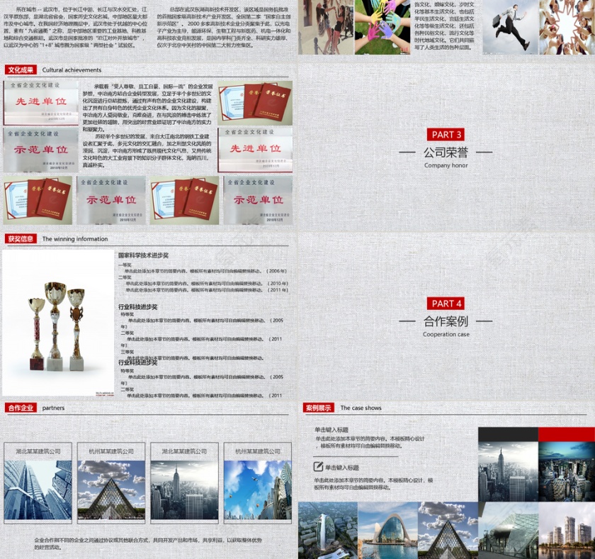 简约商务风多图表公司宣传产品介绍企业文化商务通用PPT模板第3张