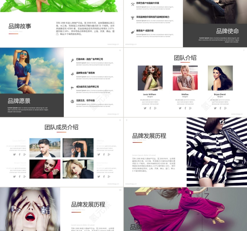 高端奢侈品时尚品牌营销策划PPT模板第2张