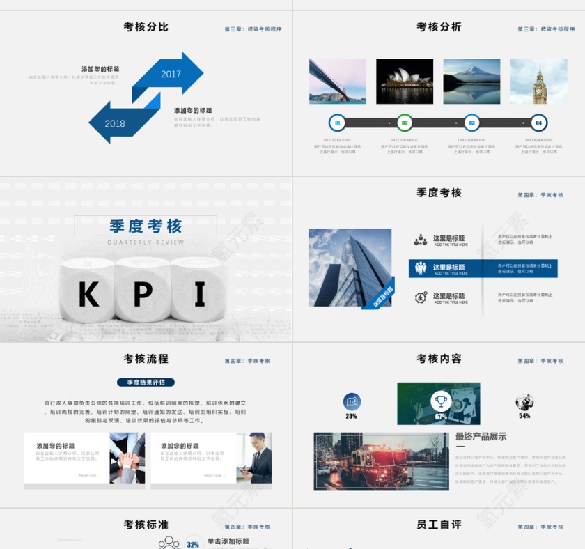 企业员工考核管理PPT模板第4张