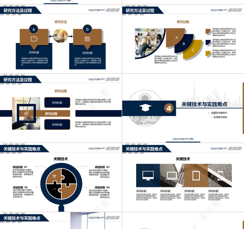 毕业论文答辩PPT模板第4张