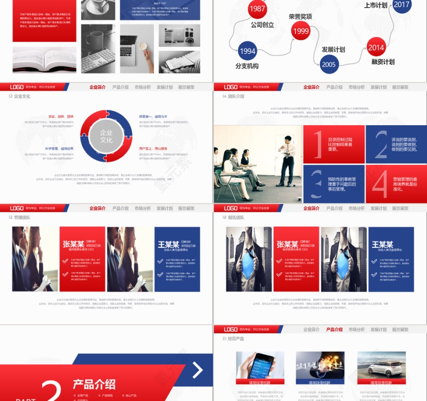 公司简介企业宣传产品介绍PPT模板第2张