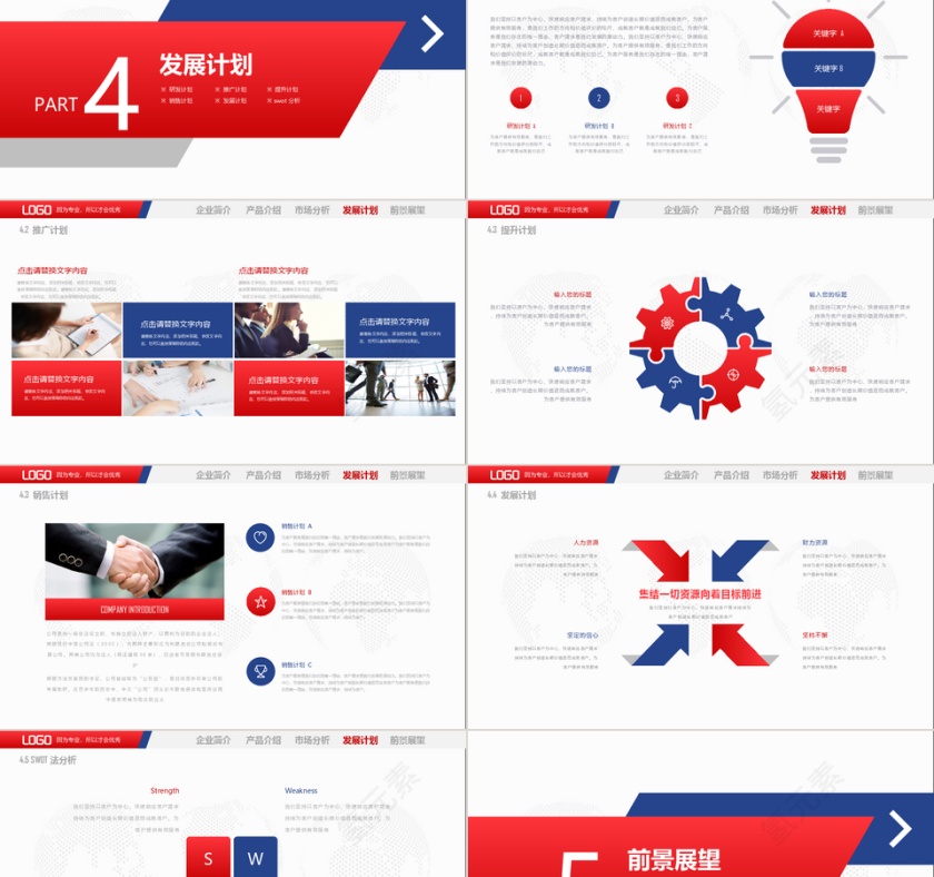 公司简介企业宣传产品介绍PPT模板第5张