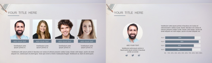 简约商务通用商业计划书PPT模板第4张