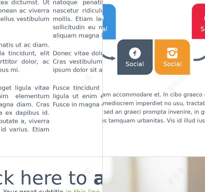 蓝白色简约企业文化介绍PPT模板第11张