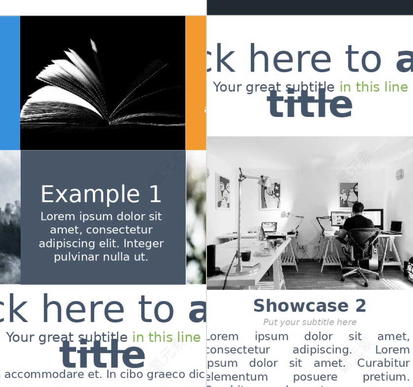 蓝白色简约企业文化介绍PPT模板第25张