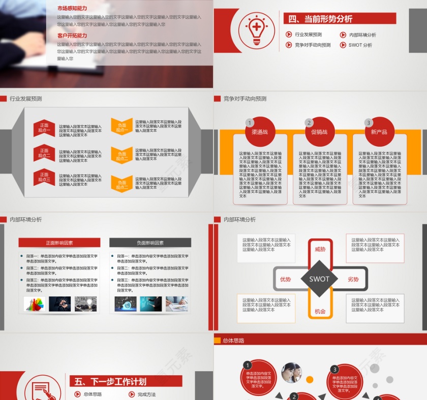 201x工作汇报年终总结ppt模板第5张