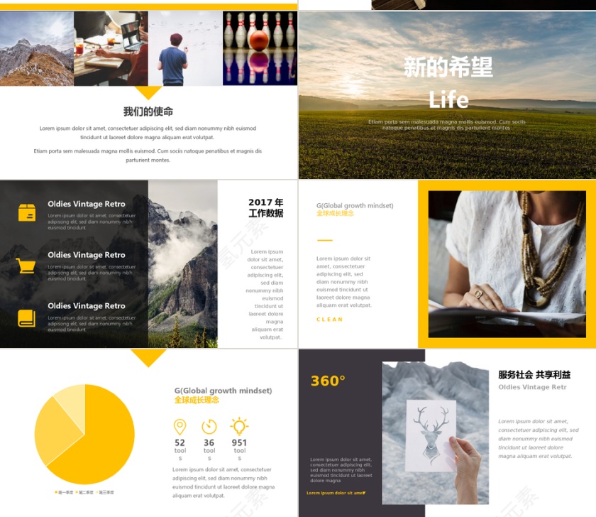 公司简约商业项目计划书PPT模板第4张