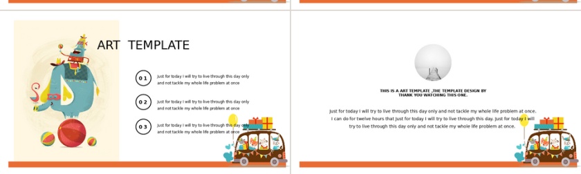 小鹿奔奔可爱小清新教学课件通用ppt模板第4张