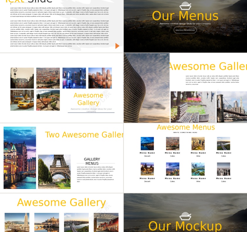 欧美风简约企业宣传公司介绍画册PPT模板第5张