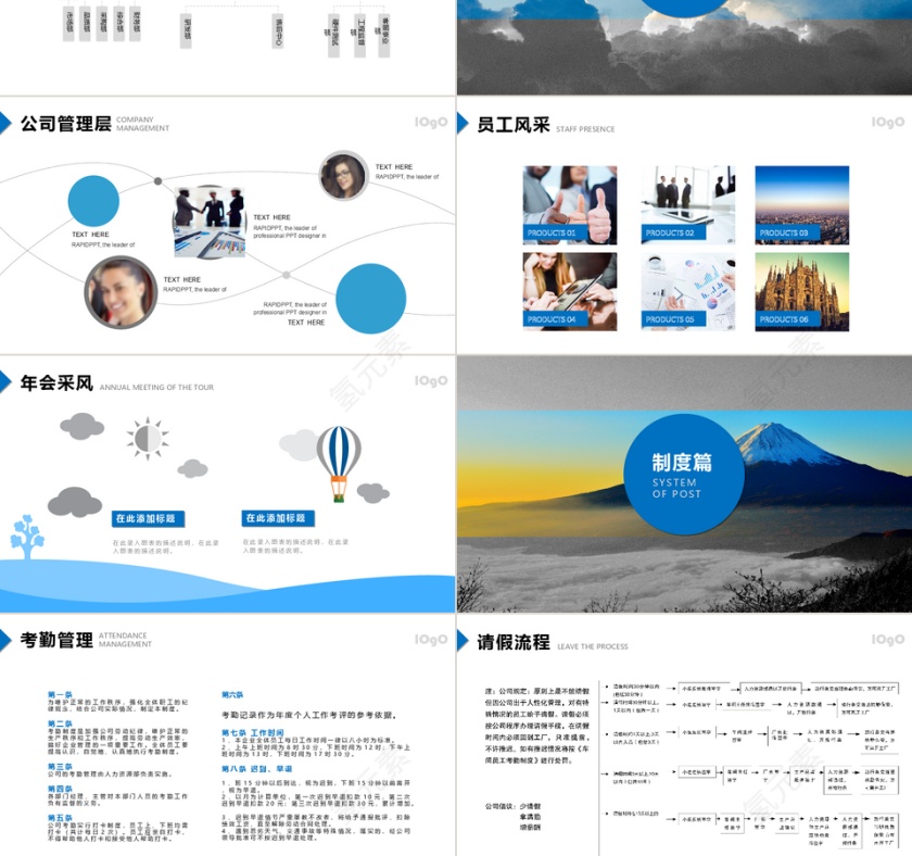 公司新员工入职培训团队建设PPT模板第3张