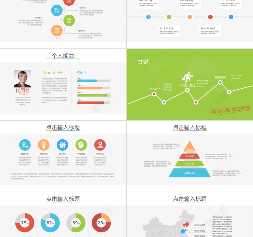 岗位竞聘报告幻灯片PPT模板第2张