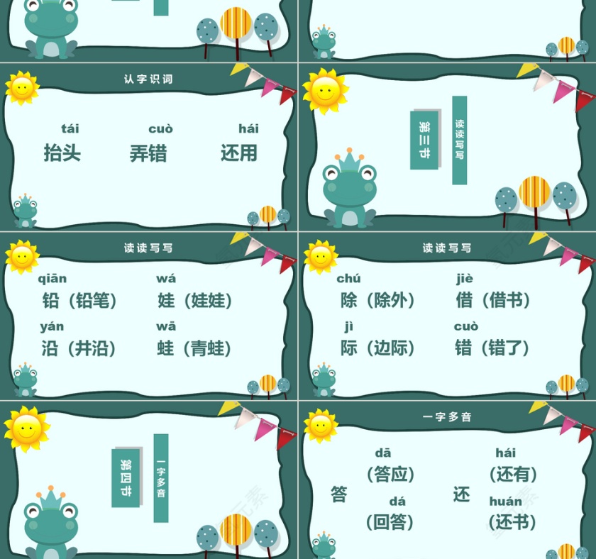 人教版小学二年级ppt课件之坐井观天第3张