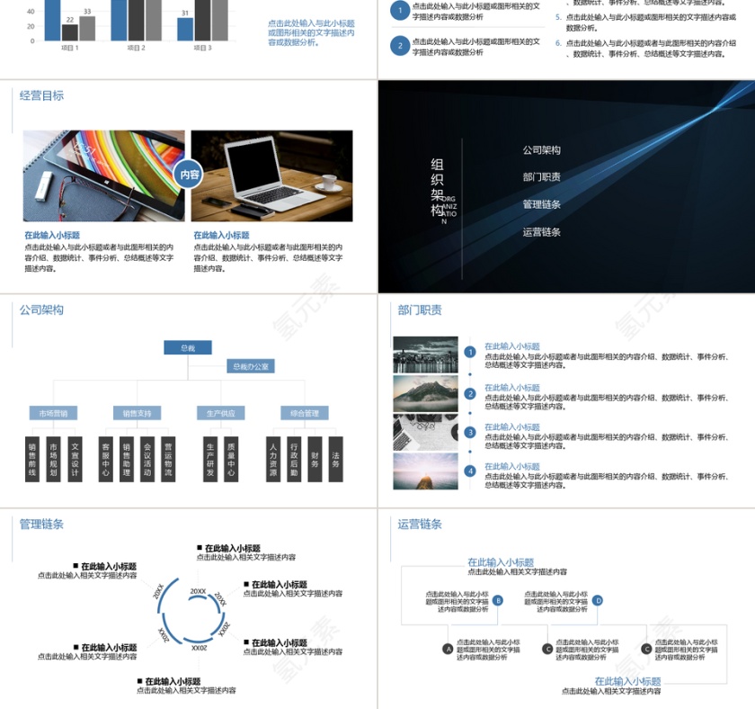 动感科技简约大气新员工入职培训PPT模板第3张