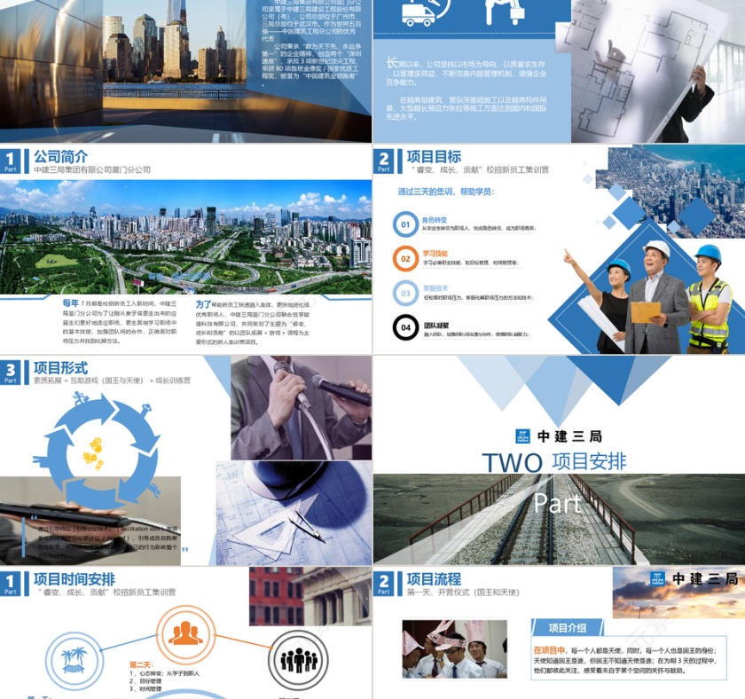 2018校招新员工培训PPT模板第2张