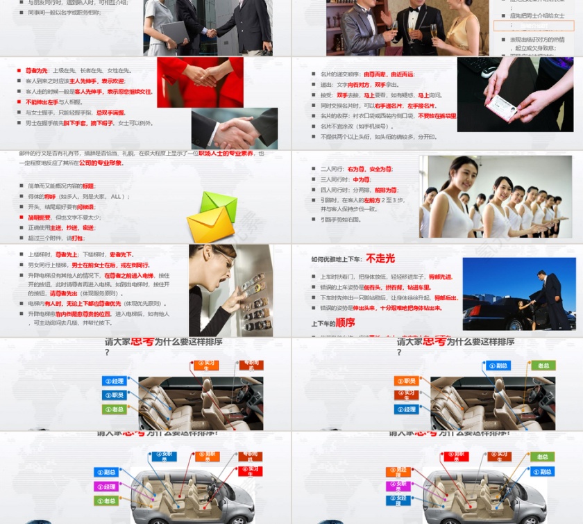 实用员工入职商务礼仪培训PPT作品第5张