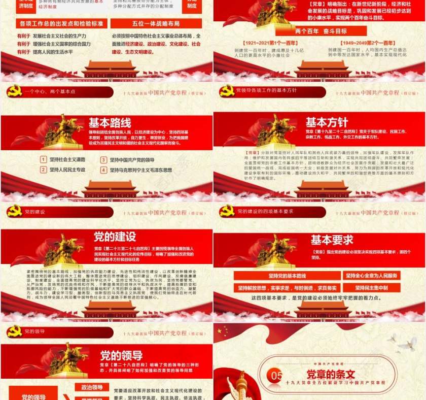 党章全方位解读学习中国共产党章程PPT第5张