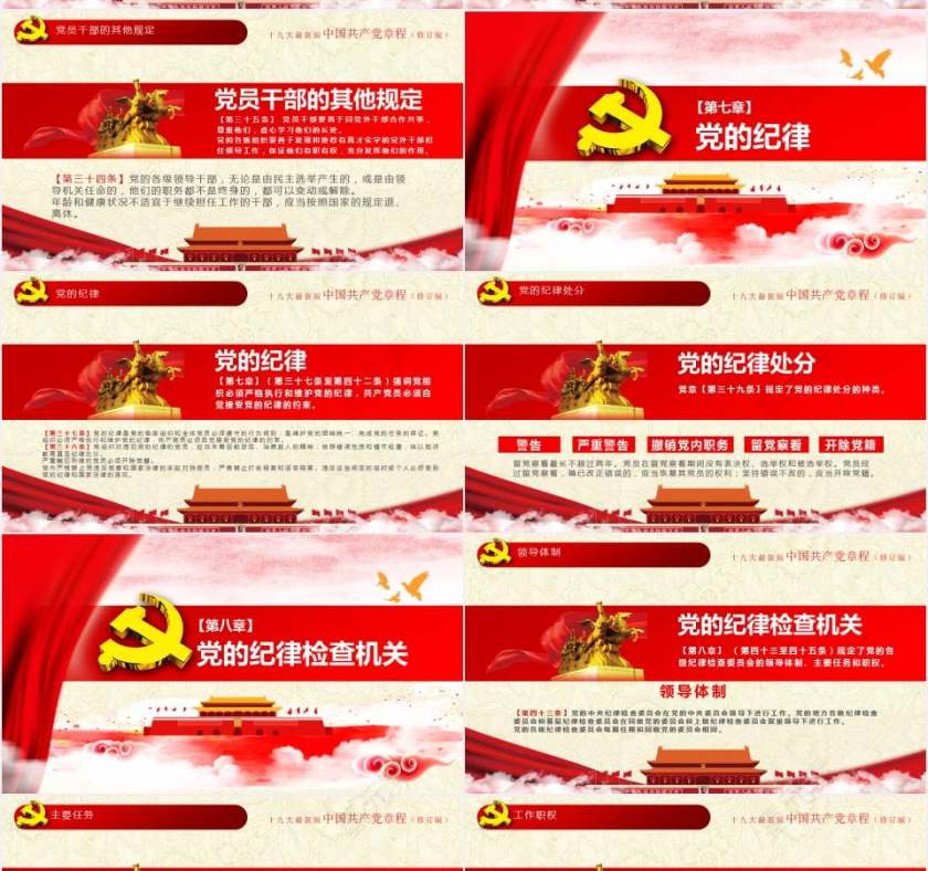 党章全方位解读学习中国共产党章程PPT第10张