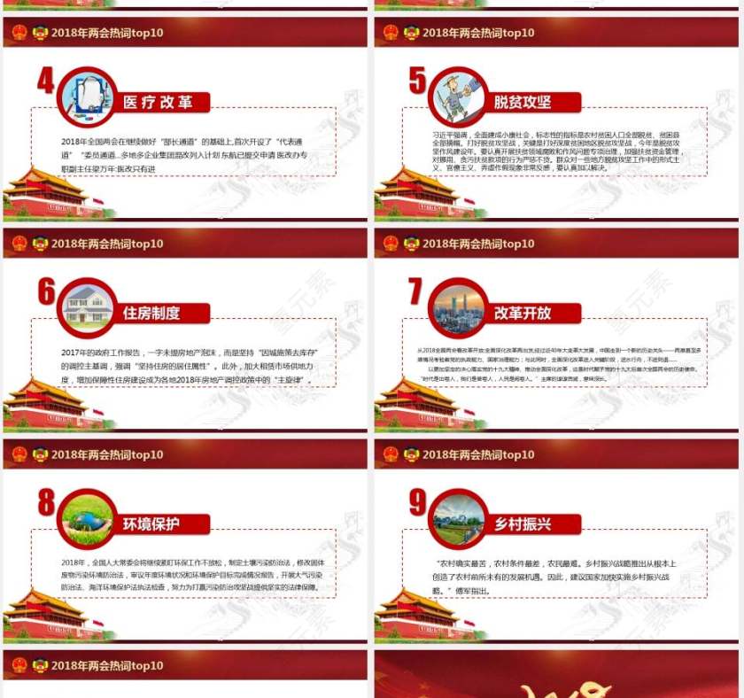 2018两会精神学习全方位解读课件第4张