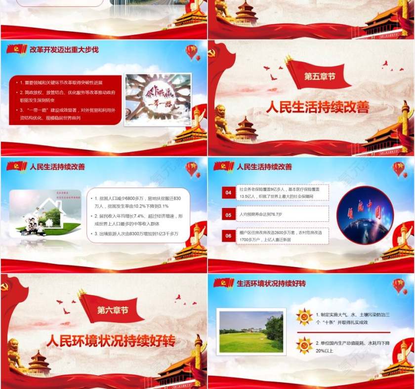 厉害了我的国党课学习读后感工作汇报ppt第3张