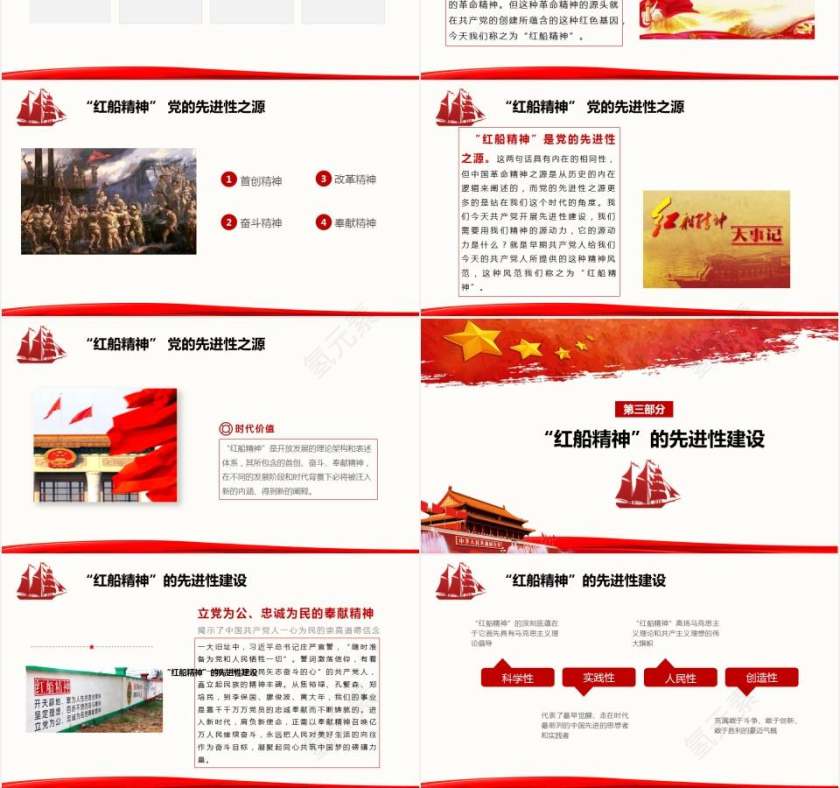 弘扬学习红船精神党课宣讲课件第3张