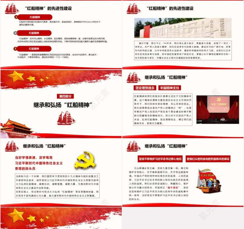 弘扬学习红船精神党课宣讲课件第4张