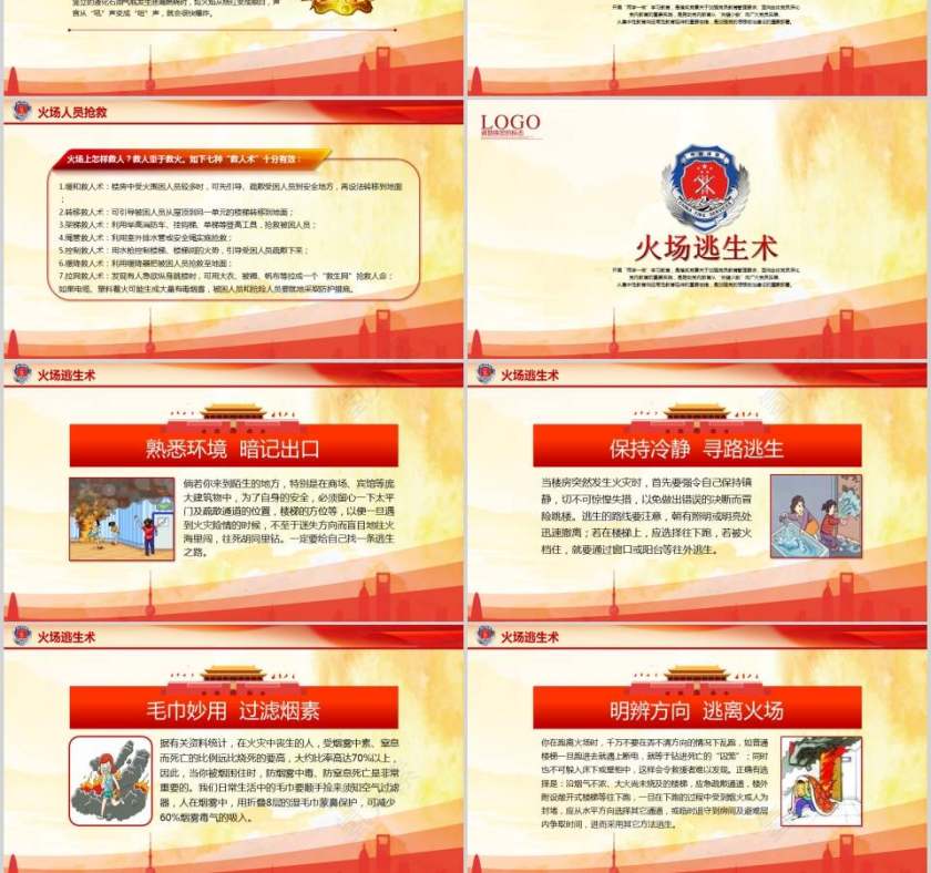 关注消防安全知识加强消防安全意识消防安全PPT 第6张