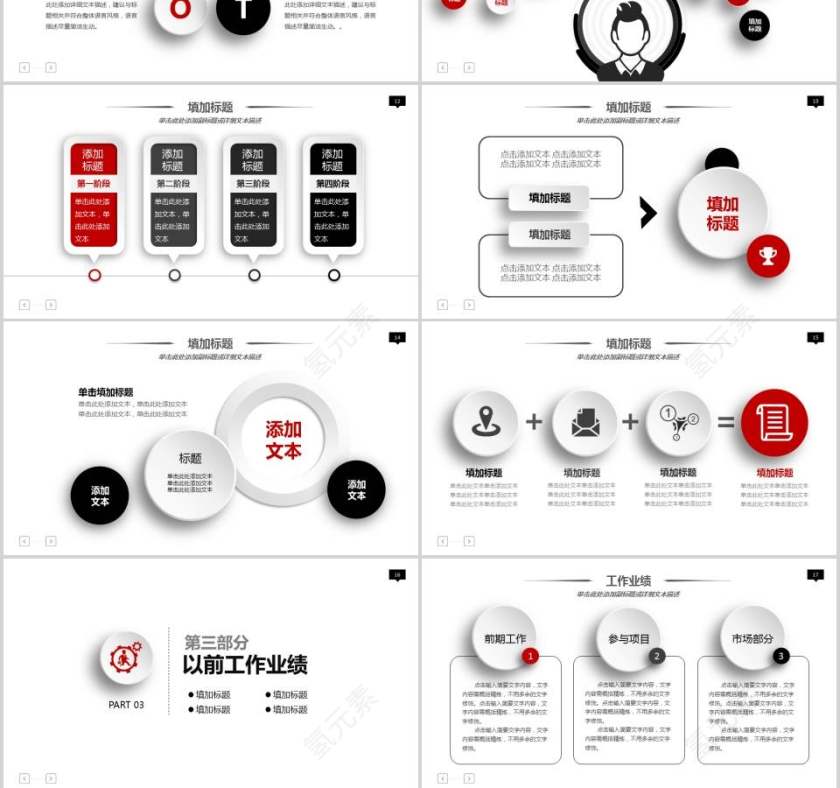 述职报告通用模板PPT第3张