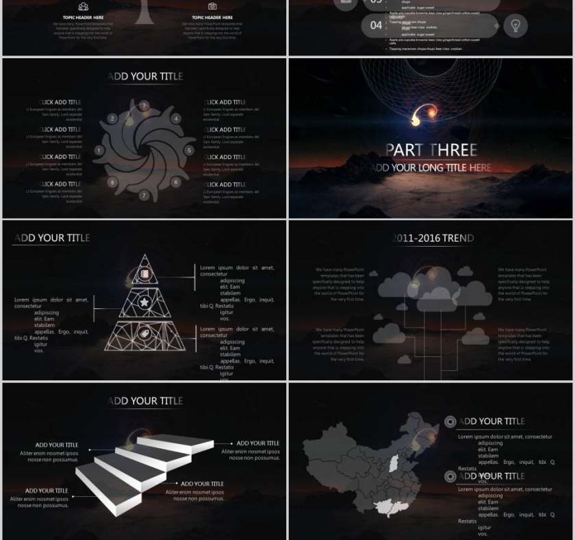 商务通用PPT模板商业计划书PPT第3张