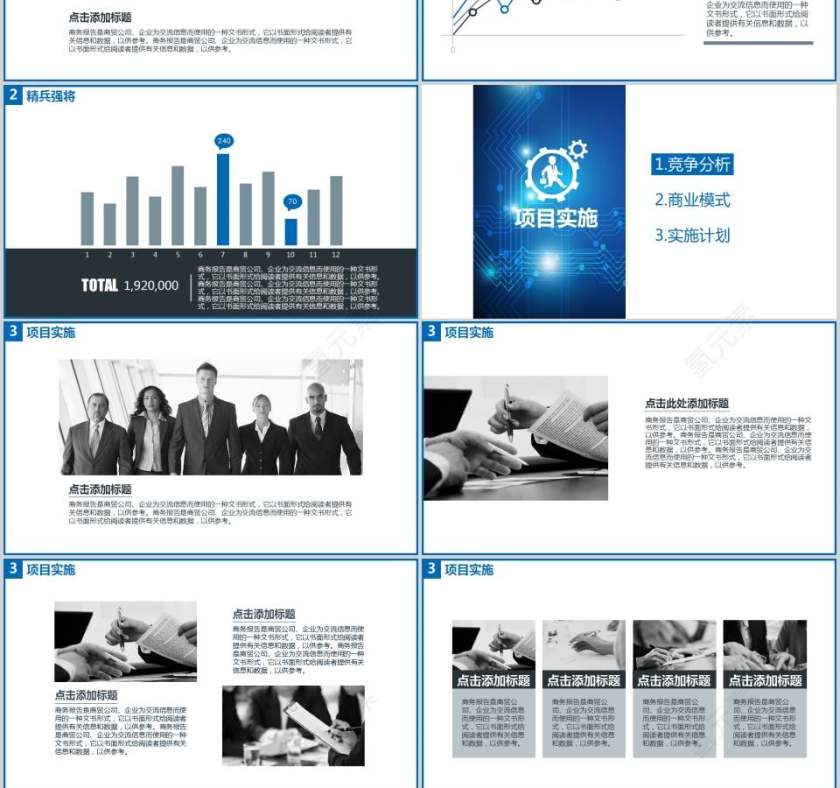 商务创业计划书商业计划书PPT第3张