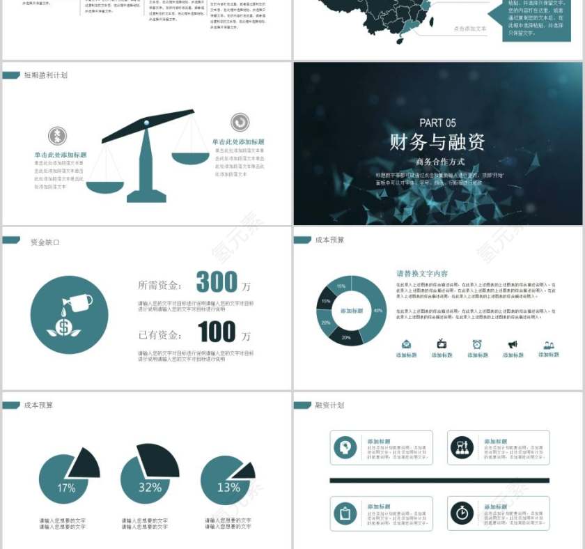 互联网科技创业融资商业计划书PPT第6张