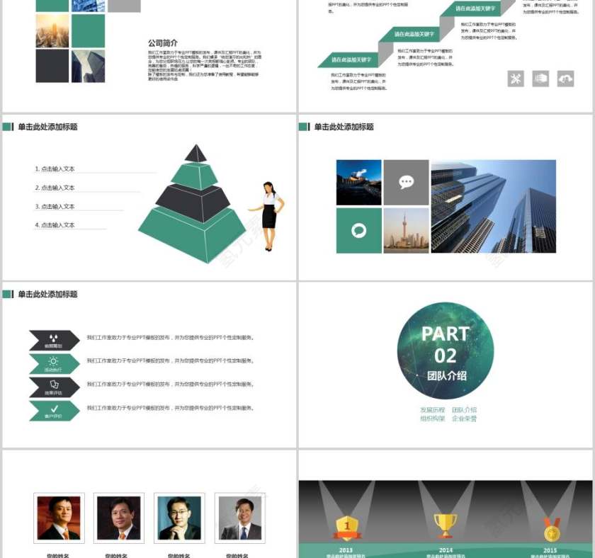 商业创业计划书PPT第2张