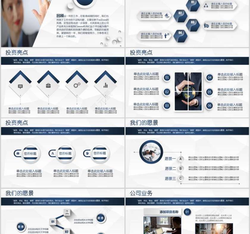 商业融资计划书商业计划书PPT第2张