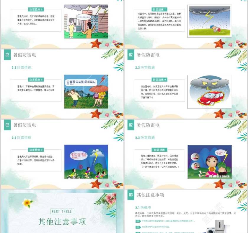 暑假安全知识教育培训PPT第5张